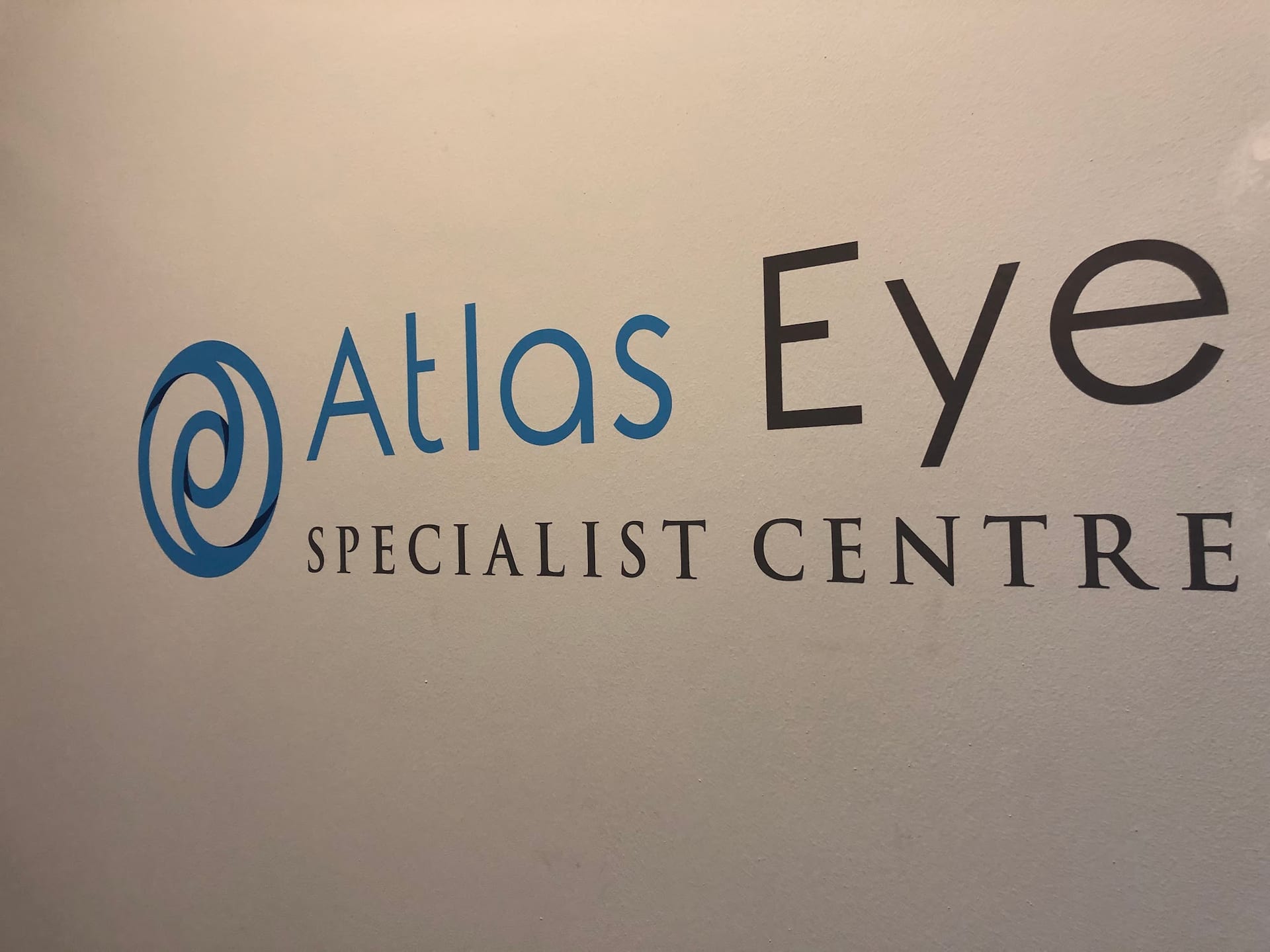 Atlas Eye Specialist Centre acrylic signage — Acrylic Signage by Garrison Productions, Singapore