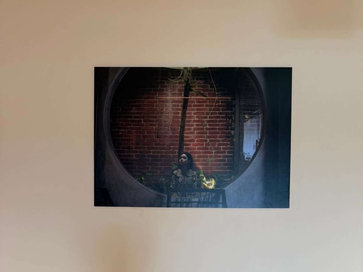 Circular window photo canvas print — Artist Canvas by Garrison Productions, Singapore