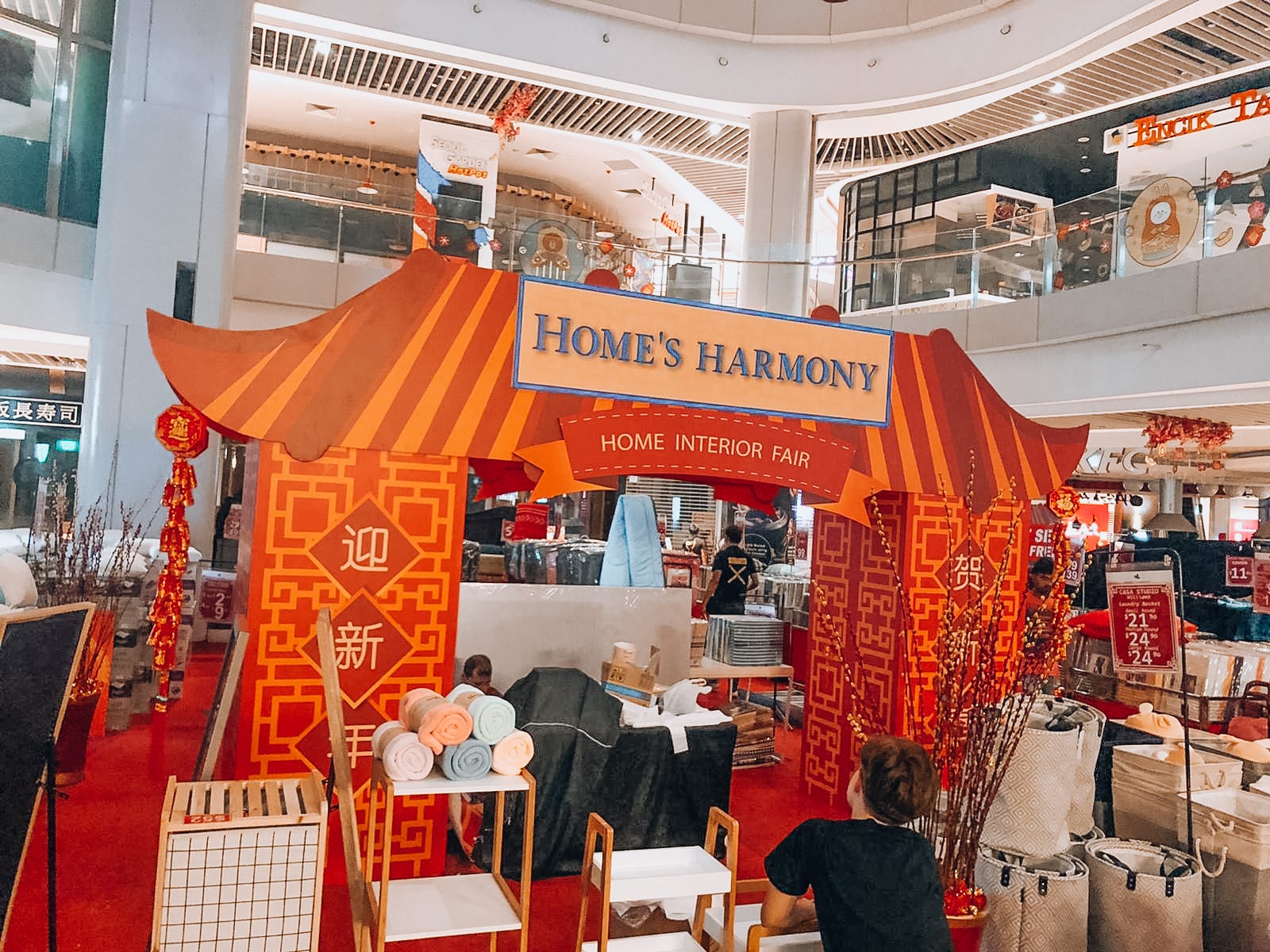 Home's Harmony mall event booth — Event Backdrop by Garrison Productions, Singapore
