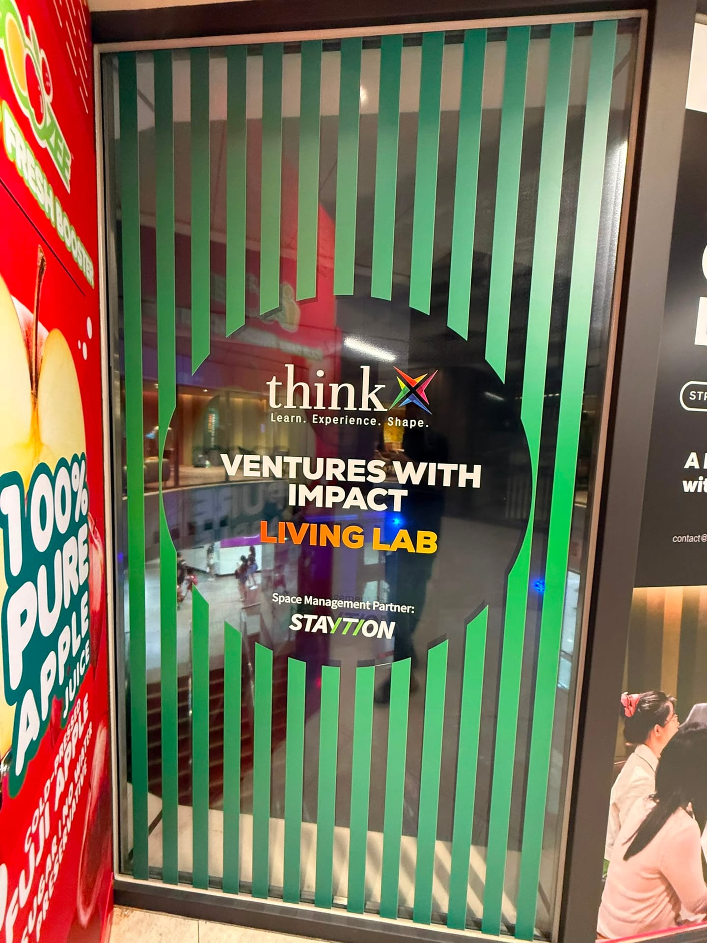 ThinkX "Ventures with impact" glass sticker — Glass Stickers by Garrison Productions, Singapore