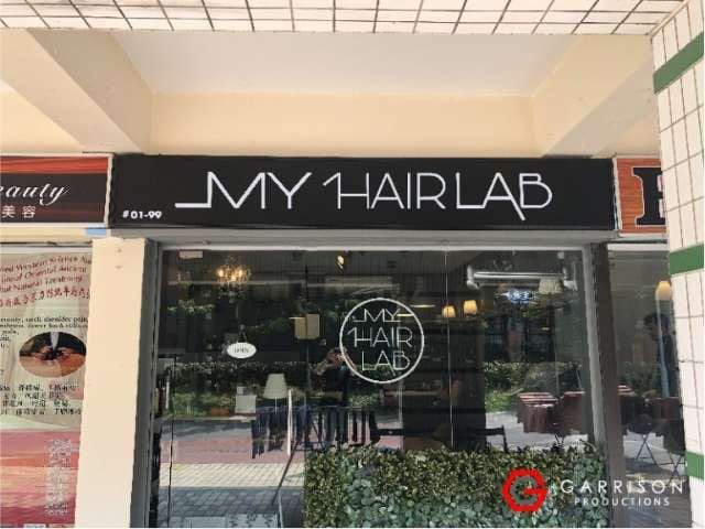 My Hair Lab shopfront lightbox signage — Lightbox Signage by Garrison Productions, Singapore