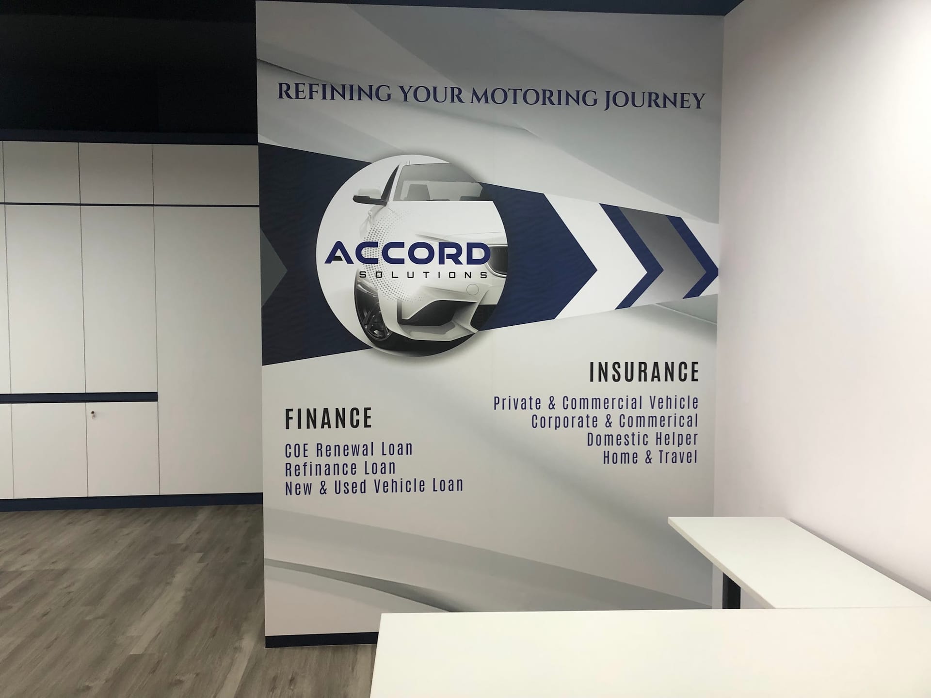 Accord finance and insurance wall mural — Wall Mural by Garrison Productions, Singapore