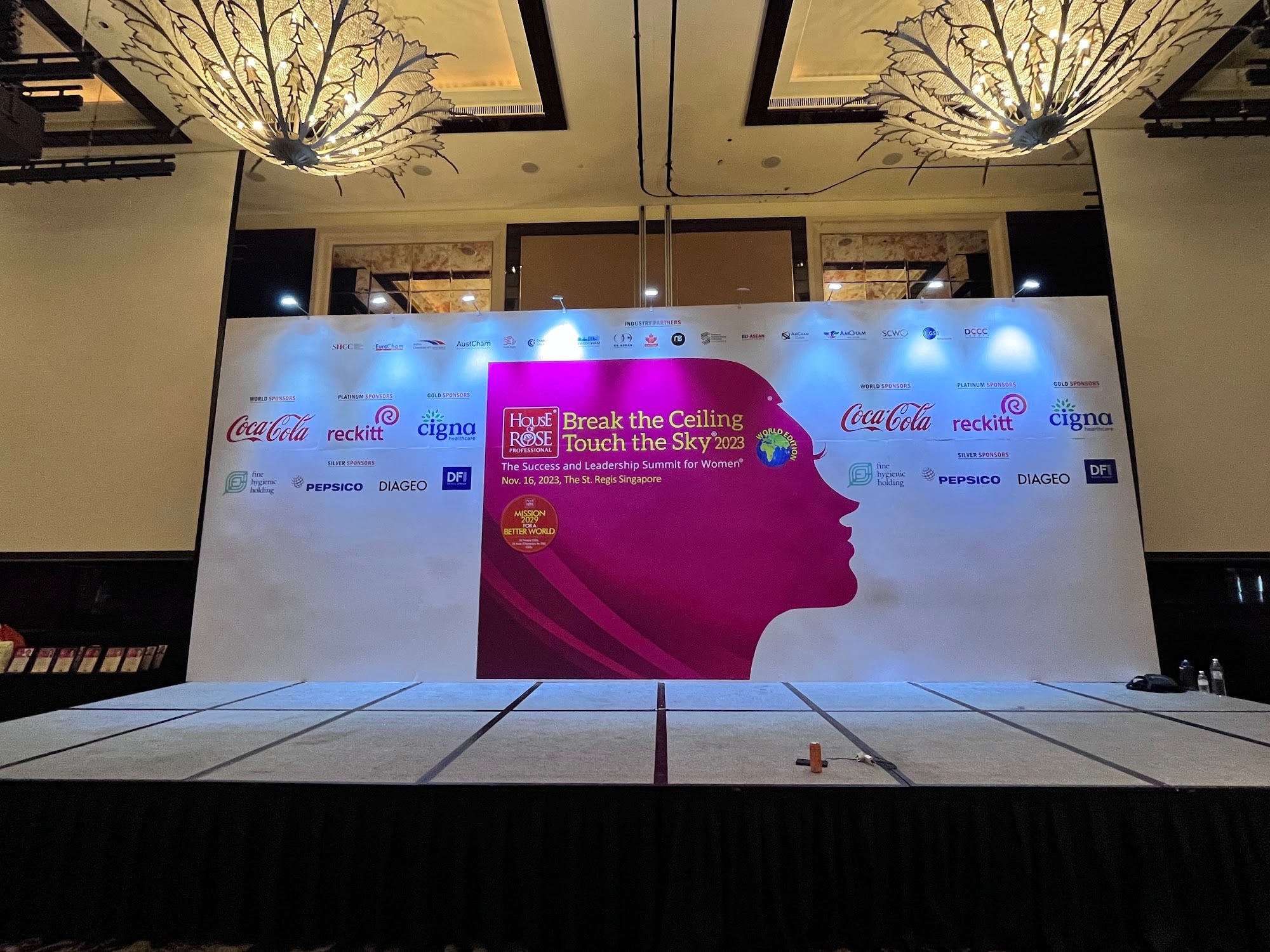 Event Backdrop in Singapore by Garrison Productions
