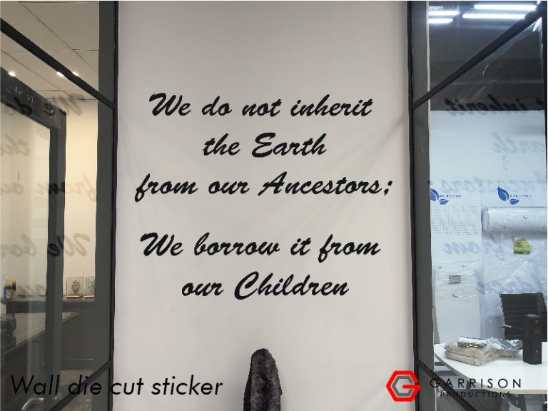 Vinyl Die cut sticker