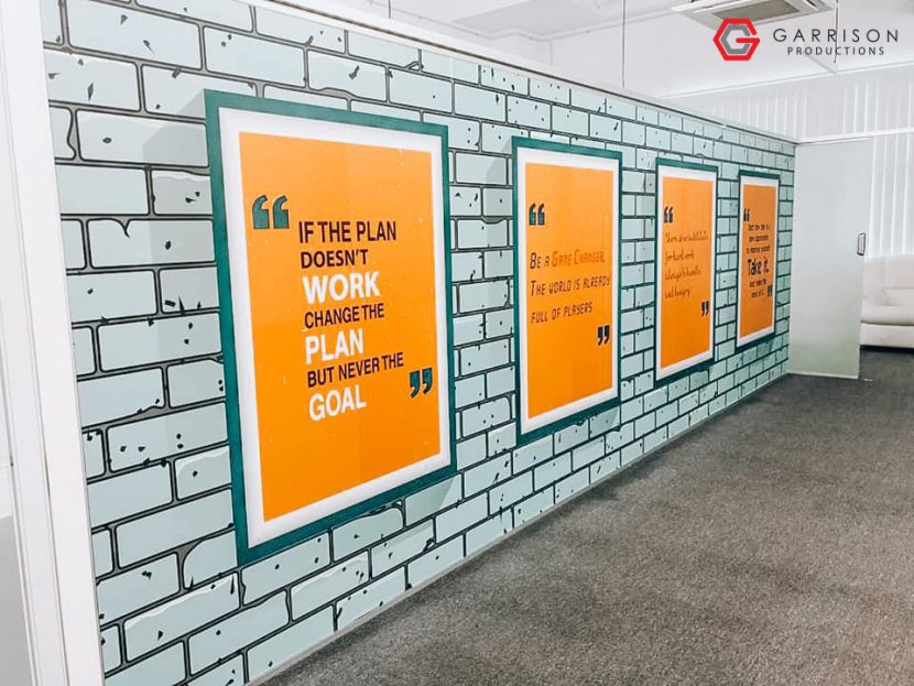 Glass Stickers Printing & Installation Singapore Garrison Productions